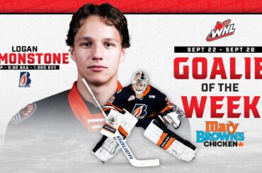 Logan Edmonstone - Mary Brown's Chicken WHL Goaltender of the Week