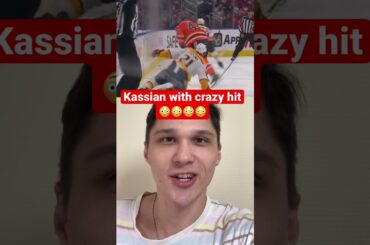 Crazy hit from Zack Kassian? The best moments from NHL 2021! #shorts #hockey