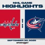 NHL Preseason Highlights | Capitals vs. Blue Jackets - September 30, 2025