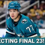 San Jose Sharks Make First Wave Of MASSIVE Cuts | Projecting The FINAL 23 Man Roster