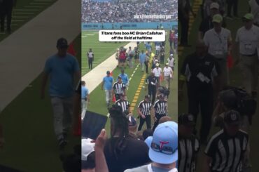 Titans fans are NOT happy 👀 #titans #boo #football #NFL