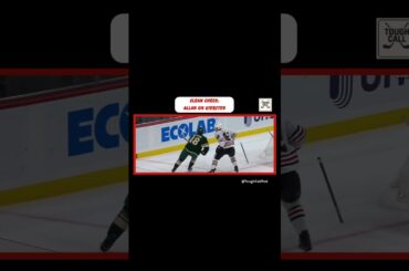 Nolan Allan throws Matt Kiersted into the boards.