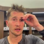 Martin Necas on preseason win over Utah Mammoth