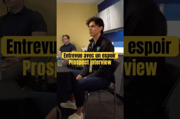 They grilled him but Paupanekis did so well #NHLDraft #Interview