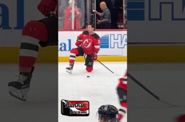 NJ Devils Brenden Dillon Stretches #njdevils #shorts #shortsvideo #shortvideo #short