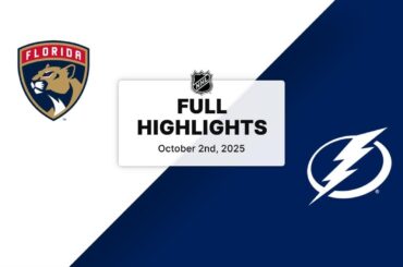 NHL Preseason Highlights | Panthers vs. Lightning | October 2, 2025