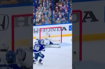 #98 Mikhail Sergachev (1) Wrist-Shot Goal.