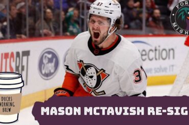 IT'S OVER! Mason McTavish FINALLY Signs with the Anaheim Ducks | Ducks Morning Brew