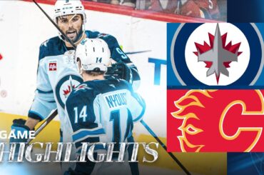 Calgary Flames vs. Winnipeg Jets - Game Highlights