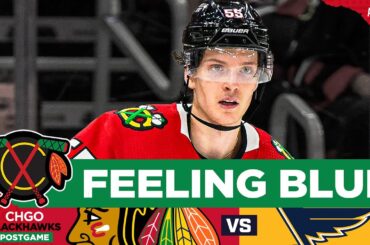BLACKHAWKS POSTGAME: Chicago’s Young Players Fail to Impress in Loss vs Blues | CHGO Blackhawks