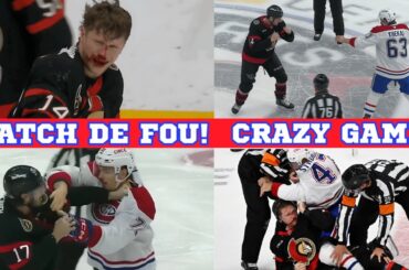 Old Time Hockey! Canadiens & Senators Go Wild in Quebec City