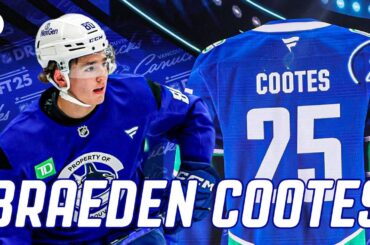 Braeden Cootes Has Earned An NHL Spot With The Vancouver Canucks