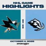 NHL Preseason Highlights | Sharks vs. Mammoth - October 4, 2025