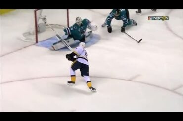 Jones denies Forsberg with superb blocker save