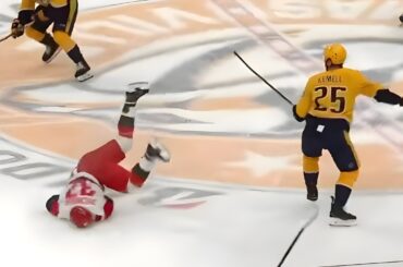 Joakim Kemell OBLITERATES Andrei Svechnikov with open ice hit, goes on to win the game in OVERTIME!