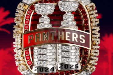 Florida Panthers 2024-25 Stanley Cup Championship Ring Unveiled! 💍