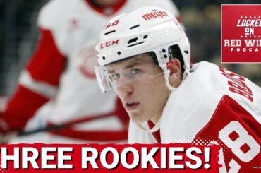 AXEL SANDIN-PELLIKKA, MICHAEL BRANDSEGG-NYGARD AND EMMITT FINNIE ARE DETROIT RED WINGS