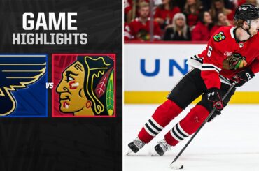 Chicago Blackhawks vs. St. Louis Blues (10/04/25) | Preseason Highlights | CHSN Blackhawks