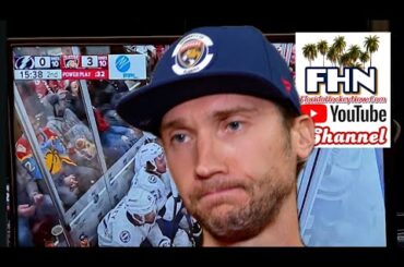 Sergei Bobrovsky on Panthers/Lightning Getting 322 Minutes of Penalties, 16 Ejections in Preseason