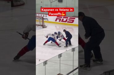 Kapanen vs Veleno in Faceoffs💪