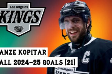 Anze Kopitar (#11) All 21 Goals of the 2024-25 NHL Season
