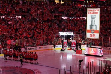 Florida Panthers 2025 Stanley Cup Championship Banner Ceremony