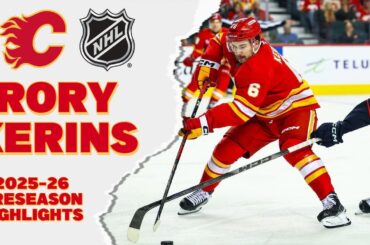 Rory Kerins 2025-26 Preseason Highlights | Calgary Flames