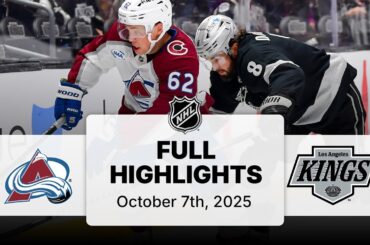 NHL Highlights | Avalanche vs. Kings | October 07, 2025