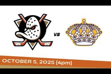 Anaheim Jr Ducks 14U AAA vs LA Jr Kings 14U AAA (10/05/2025 - 4pm)