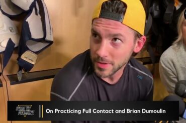 Kris Letang on Practicing Full Contact and Brian Dumoulin