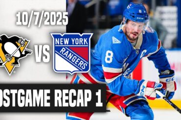 Ranger Fan Reaction Game 1┃PIT-3 NYR-0! THE RANGERS GET SHUTOUT IN THE HOME OPENER!