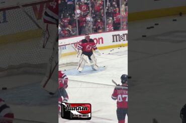 Jake Allen The BRICK WALL During NJ Devils Warmups  #njdevils #short #shortsvideo