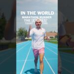 Trying to beat the fastest marathoner in the WORLD 🏃‍♂️ #runner #running #fitnesstracker #marathon