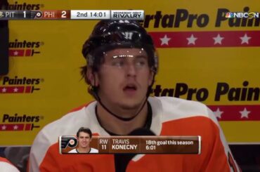 All Of Travis Konecny's Goals From The 2017-18 Season!