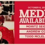 Moritz Seider, Andrew Copp, Todd McLellan Media | Oct. 8, 2025