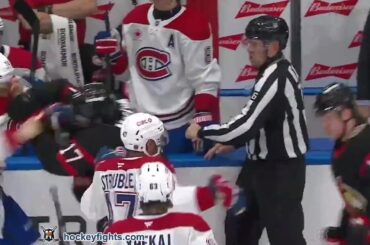 Arber Xhekaj vs Zack MacEwen & Jayden Struble vs Jan Jenik Sep 30, 2025