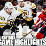 Boston Bruins vs. Washington Capitals | Full Game Highlights | ESPN NHL