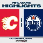 NHL Highlights | Flames vs. Oilers - October 8, 2025