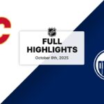 NHL Highlights | Flames vs. Oilers | October 08, 2025