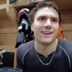 Cutter Gauthier on pairing back up with Mason McTavish, Alex Killorn on opening Ducks season