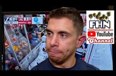 Evan Rodrigues on Panthers/Lightning Slap Shot Night: That Wasn’t Hockey