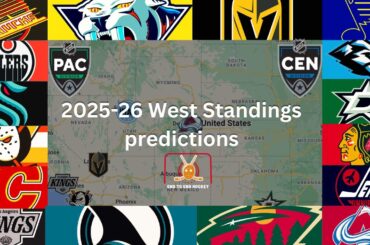 2025-26 West standings predictions: Av’s to miss, UTA and ANA make playoffs, VGK wins Pacific + more