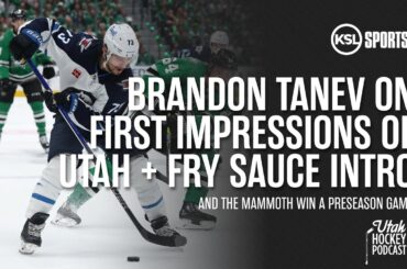 Brandon Tanev on Utah, Fry Sauce + Mammoth Win Their First Preseason Game!