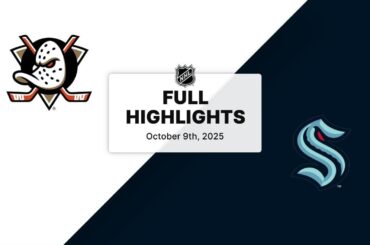 NHL Highlights | Ducks vs. Kraken | October 09, 2025