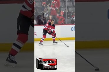 Timo Meier NJ Devils Warmups #njdevils #shorts #short #shortsvideo #shortvideo