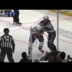 Josh Manson vs Jeff Malott fight reaction #nhl #losangeleskings #coloradoavalanche
