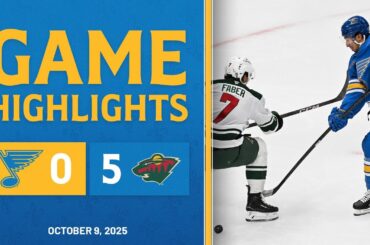 Game Highlights: Wild 5, Blues 0