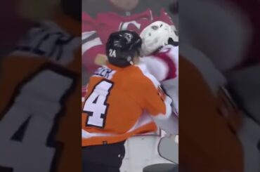 Seeler drops the gloves with McLeod