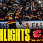 Game in 10 | Canucks vs. Flames Season Highlights (Oct. 9, 2025)