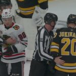 Blackhawks @ Bruins 3rd Period Scrums